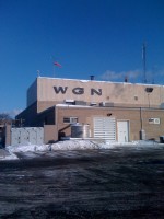 Arriving at WGN Studio, Thursday, January 15, 2009, the first of our many television appearances