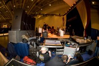 Are those enough speakers for 6500 people? "Washington, can you hear me now?"